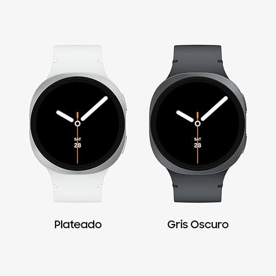 Smartwatch Samsung Galaxy Watch8 en color plata