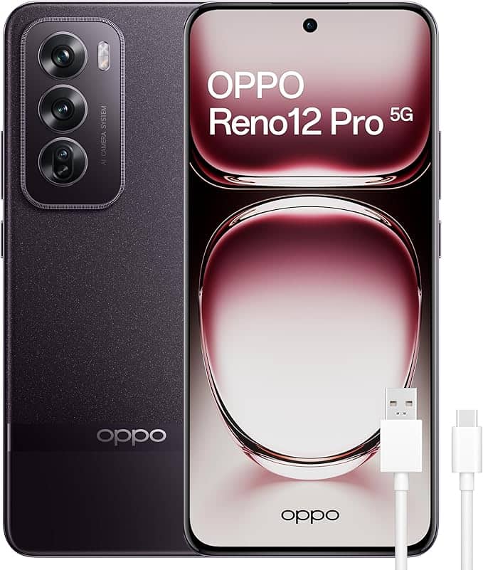 OPPO Reno12 Pro 5G en color Nebula Black