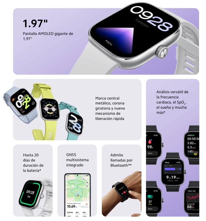 Xiaomi Redmi Watch 4 especificaciones