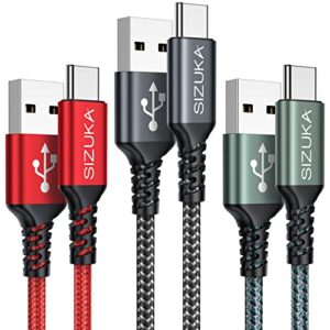 Cable USB C 3Pack 2M Sizuka