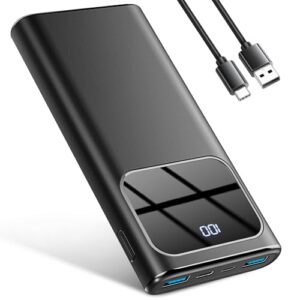 Power Bank Rolosar 10000mAh Carga Rápida 4 Puertos
