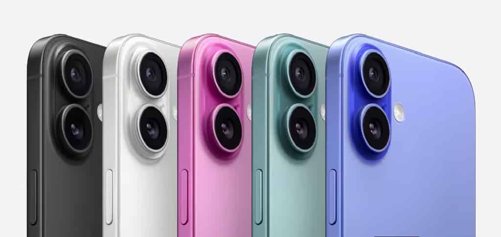 Colores del iPhone 16 Plus