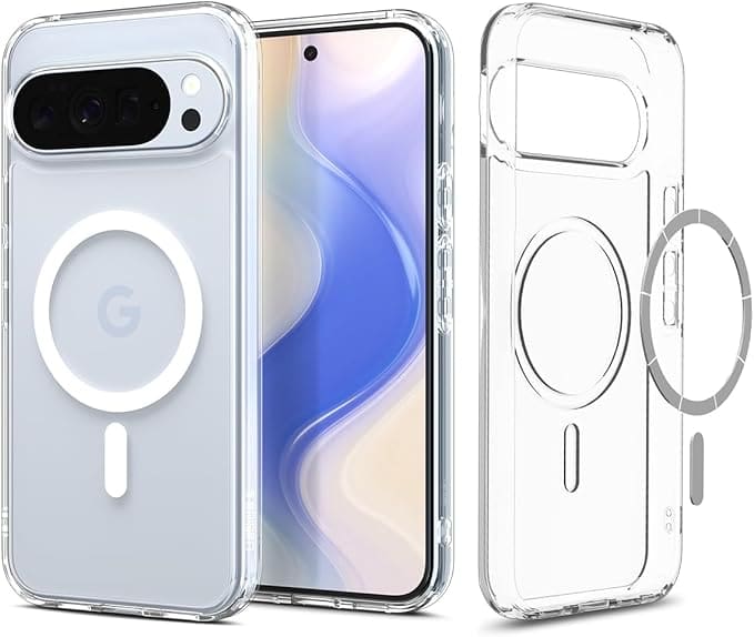 Funda Spigen Ultra Hybrid MagFit transparente para Google Pixel 10 Pro XL
