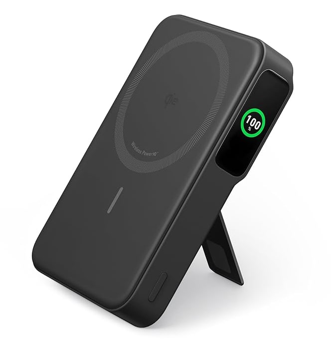 Anker MagGo Power Bank con pantalla inteligente y soporte integrado
