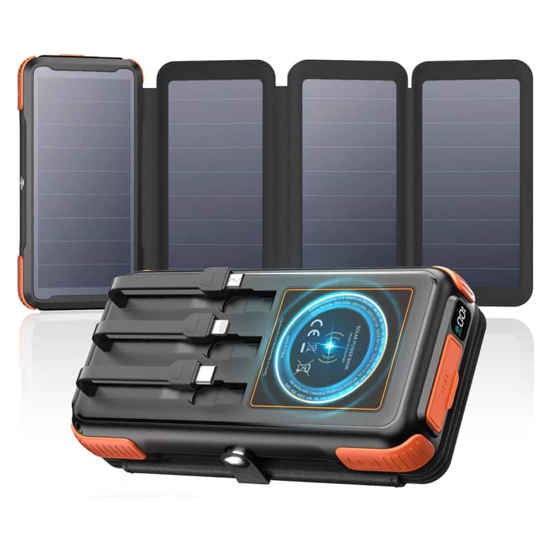 A ADDTOP Power Bank Solar 25000mAh