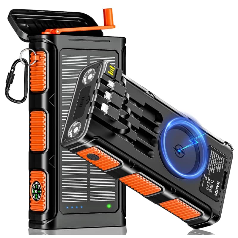 WASTDE Power Bank Solar 26800mAh