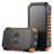 Hiluckey Cargador Solar 26800mAh Batería Externa Inalámbrica