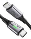 Cable USB C a USB C INIU 100W – Carga Rápida y Resistente Nylon Trenzado de 2M