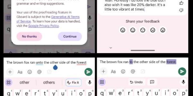 Proofread: IA para el Teclado de Google Gboard