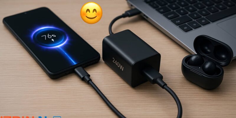 USB PD 3.1 permite cargar a 240W y te hace la vida mucho más fácil